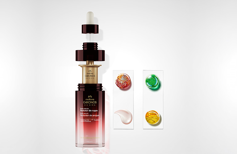 Toma de envase de reductor de arrugas Chronos Derma